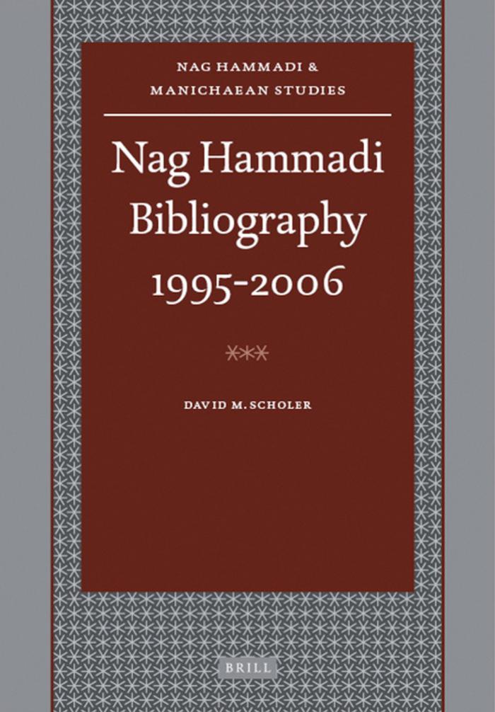 Nag Hammadi Bibliography 1995-2006