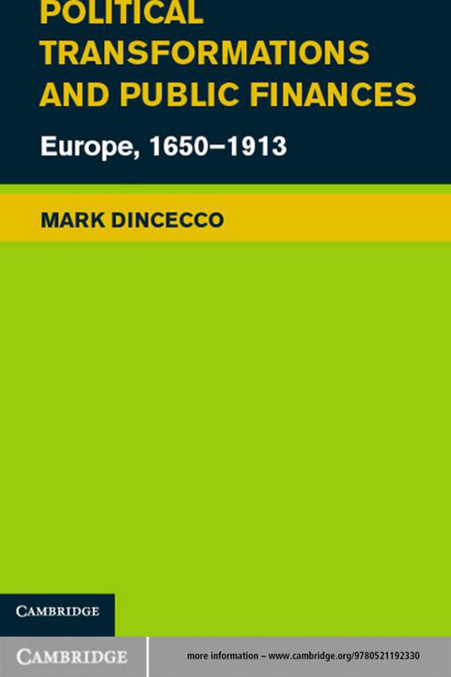 Political Transformations and Public Finances