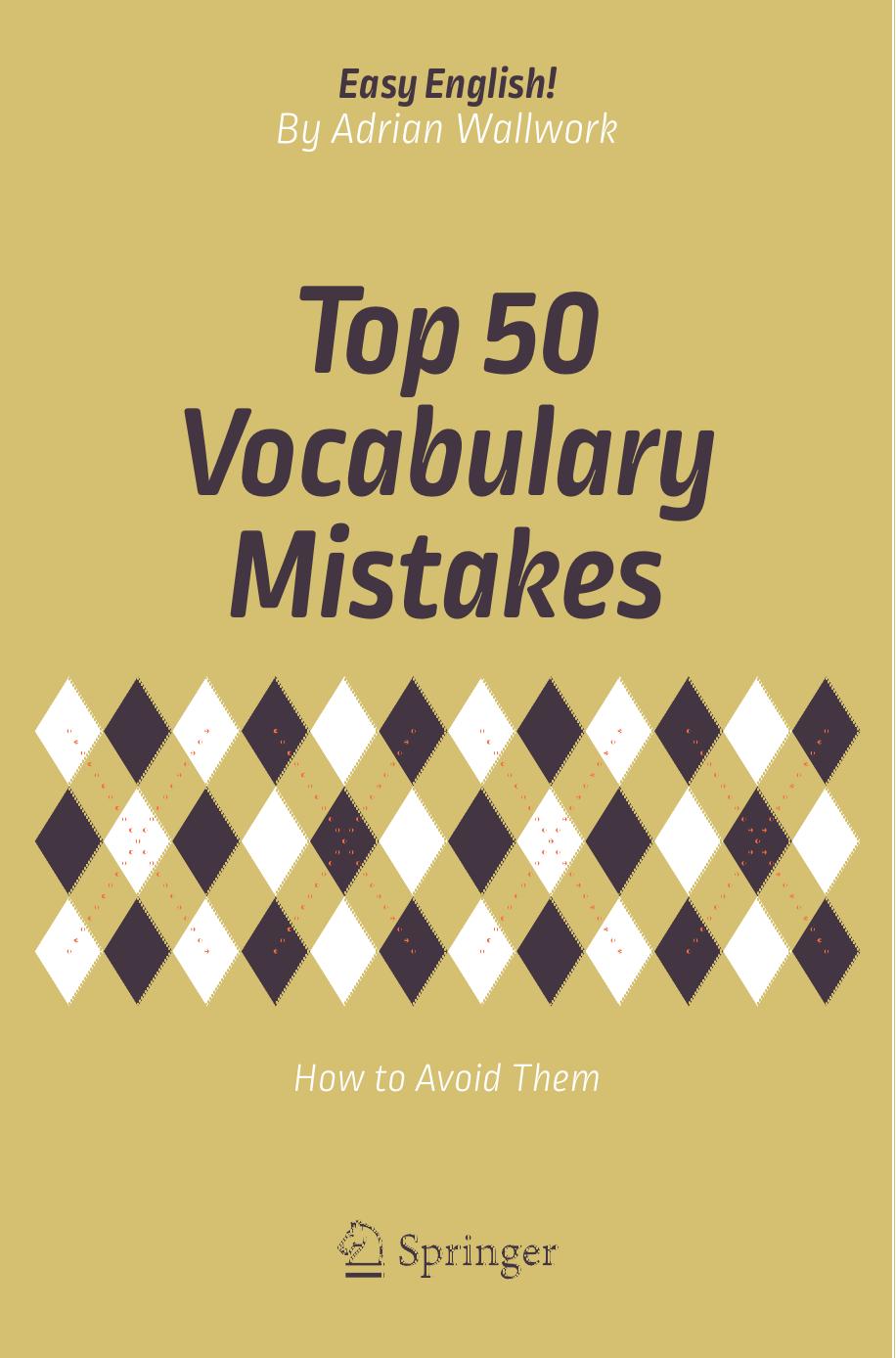 Top 50 Vocabulary Mistakes: How to Avoid Them