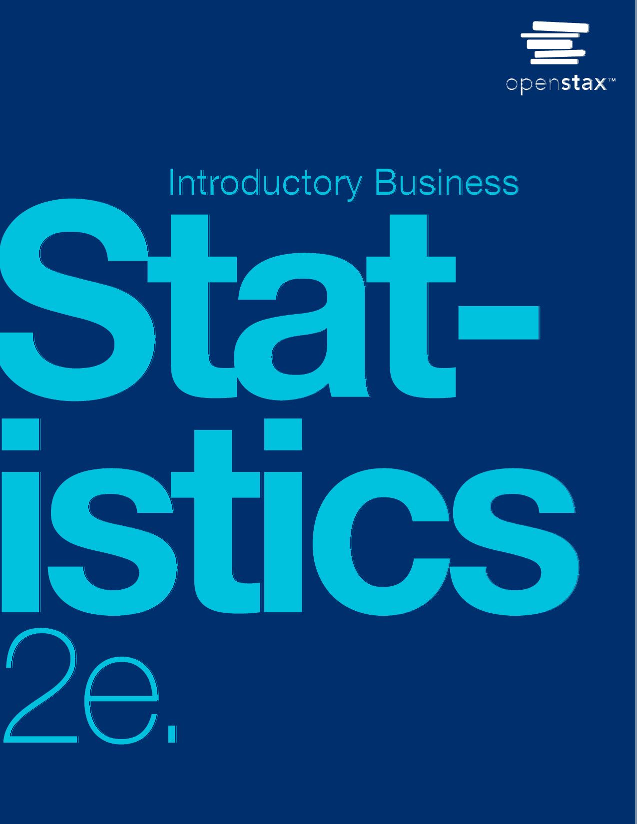 Introductory Business Statistics 2e