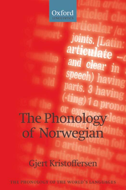 THE PHONOLOGY OF NORWEGIAN