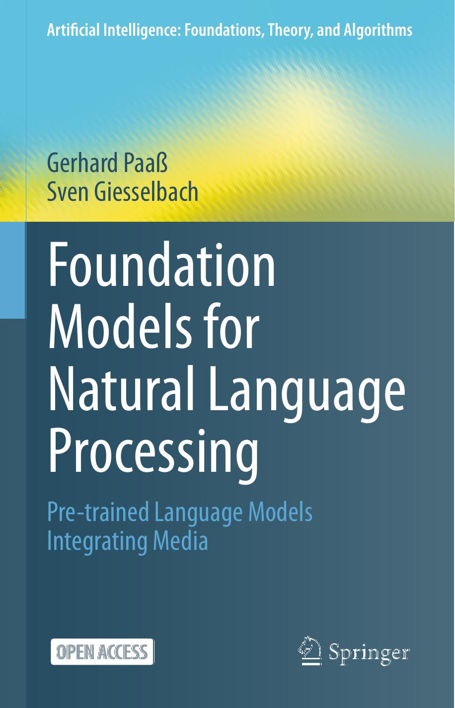 Foundation Models for Natural Language Processing