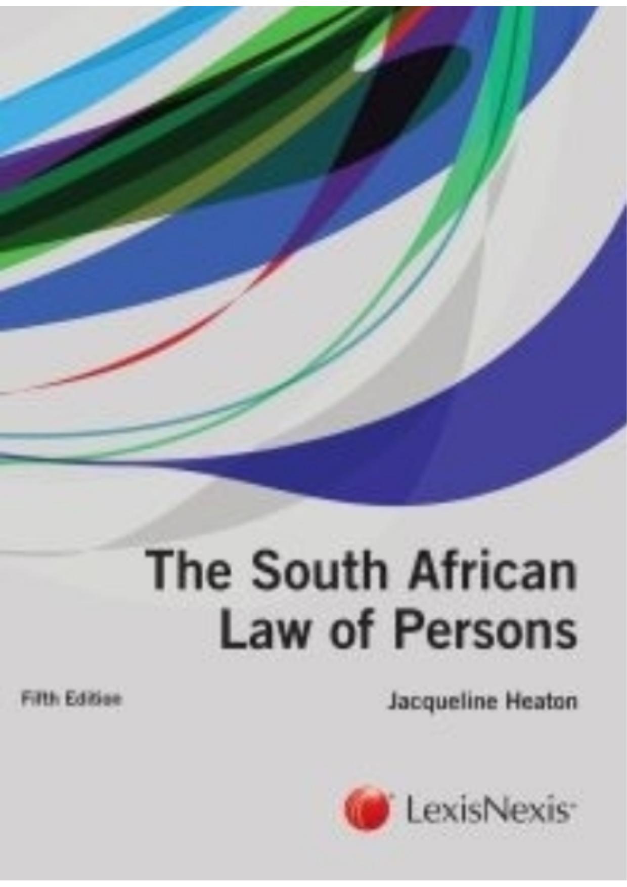 The South African Law of Persons 5th Ed