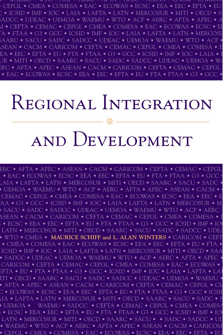 Regional Integration and Development
