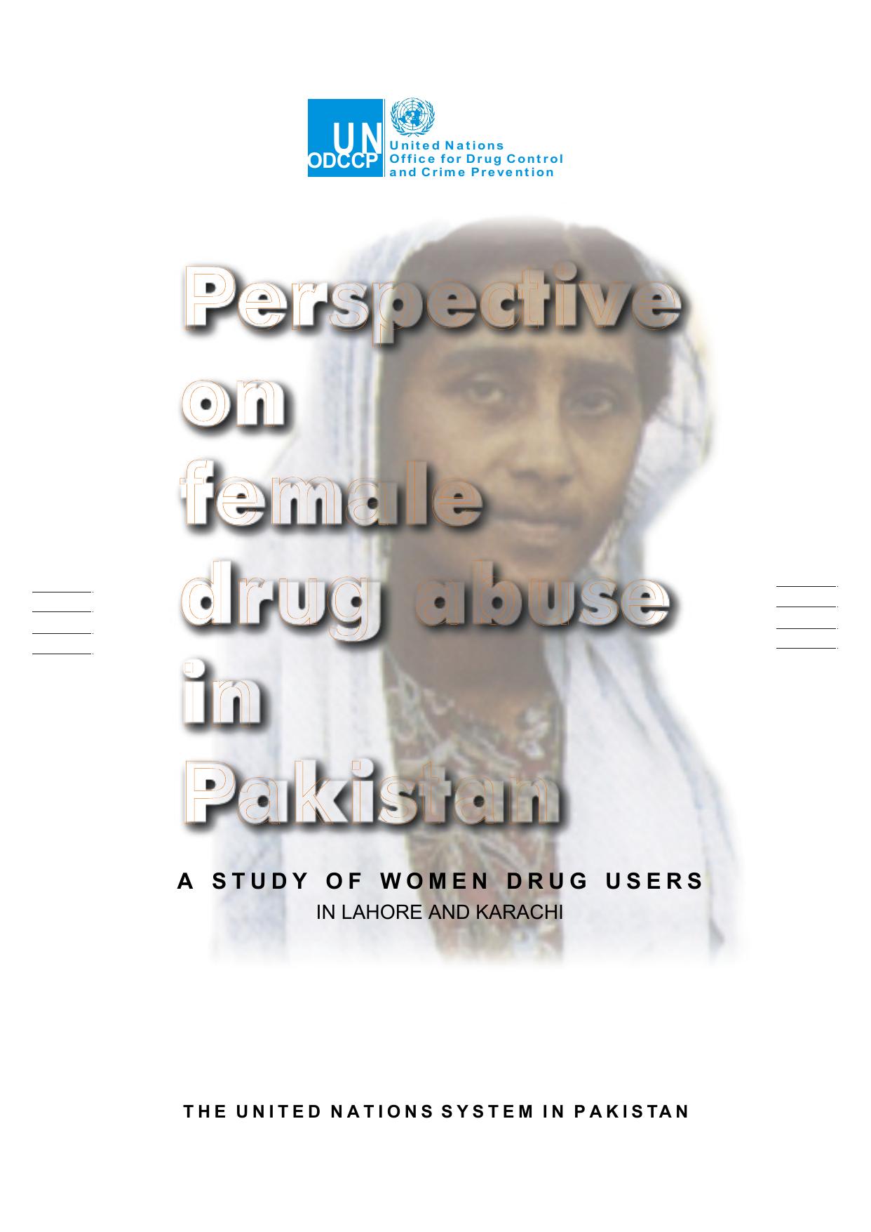 Perspective on Female Drug Abuse in Pakistan