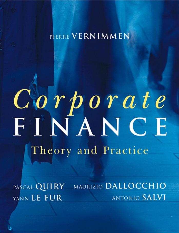 Corporate Finance: Theory and Practice
