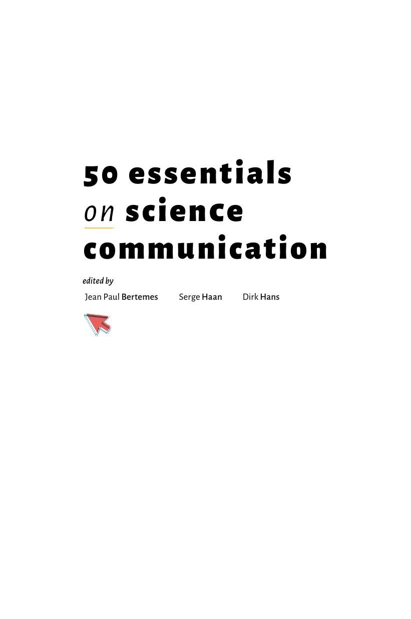 50 Essentials on Sciense Communication