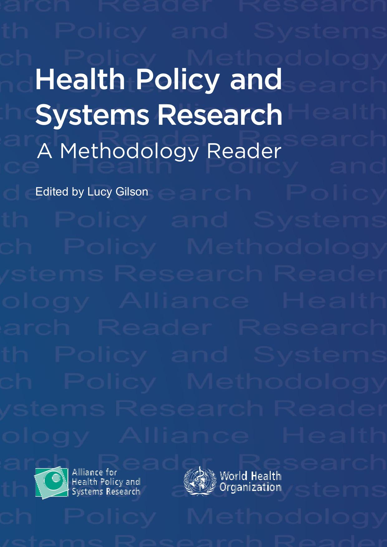 Health Policy and Systems Research