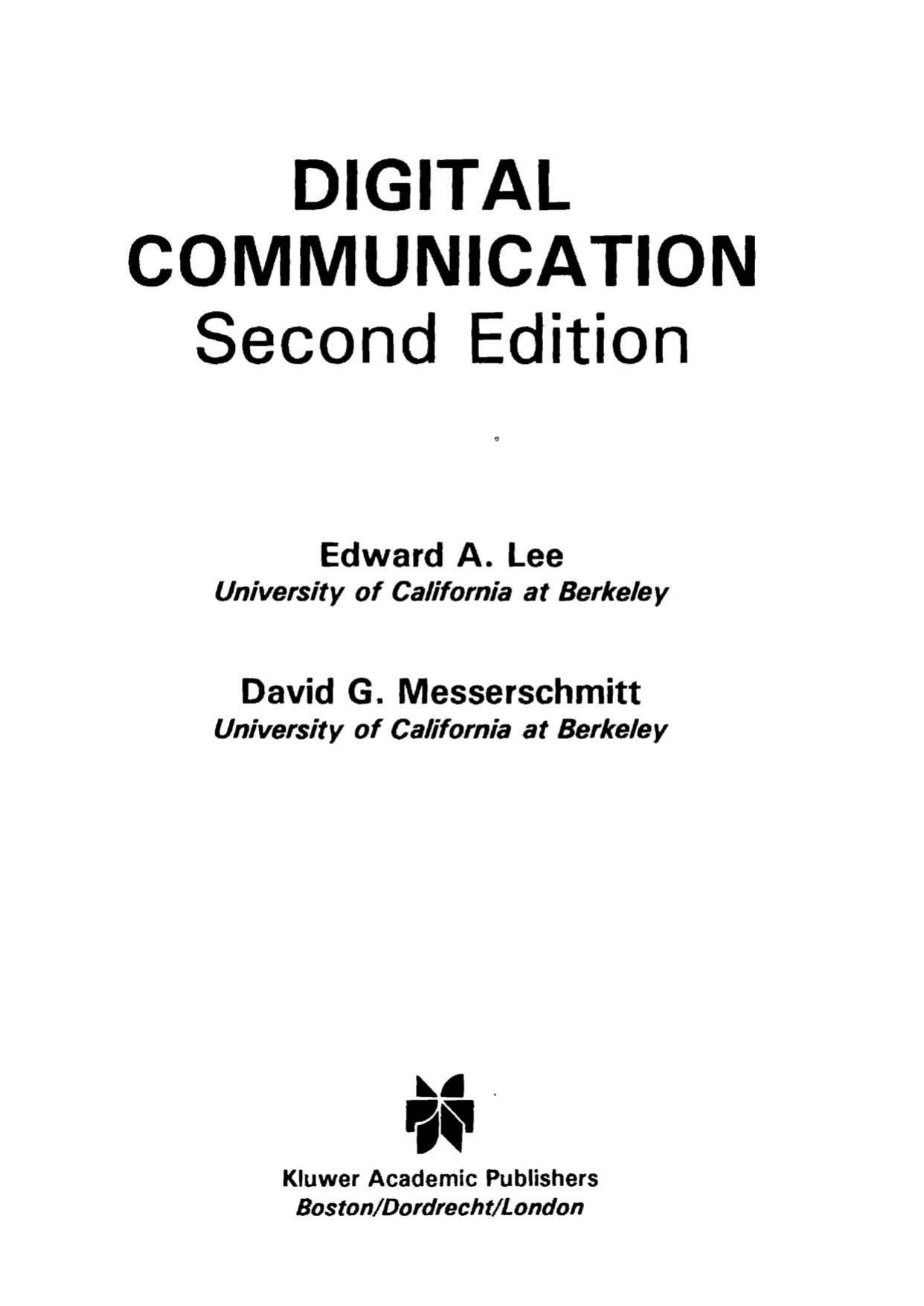 DIGITAL COMMUNICATION