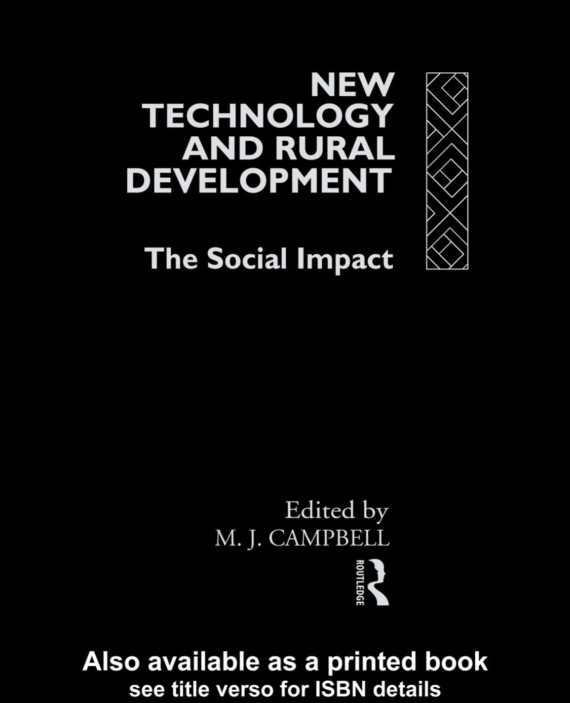 New Technology and Rural Development: The Social Impact