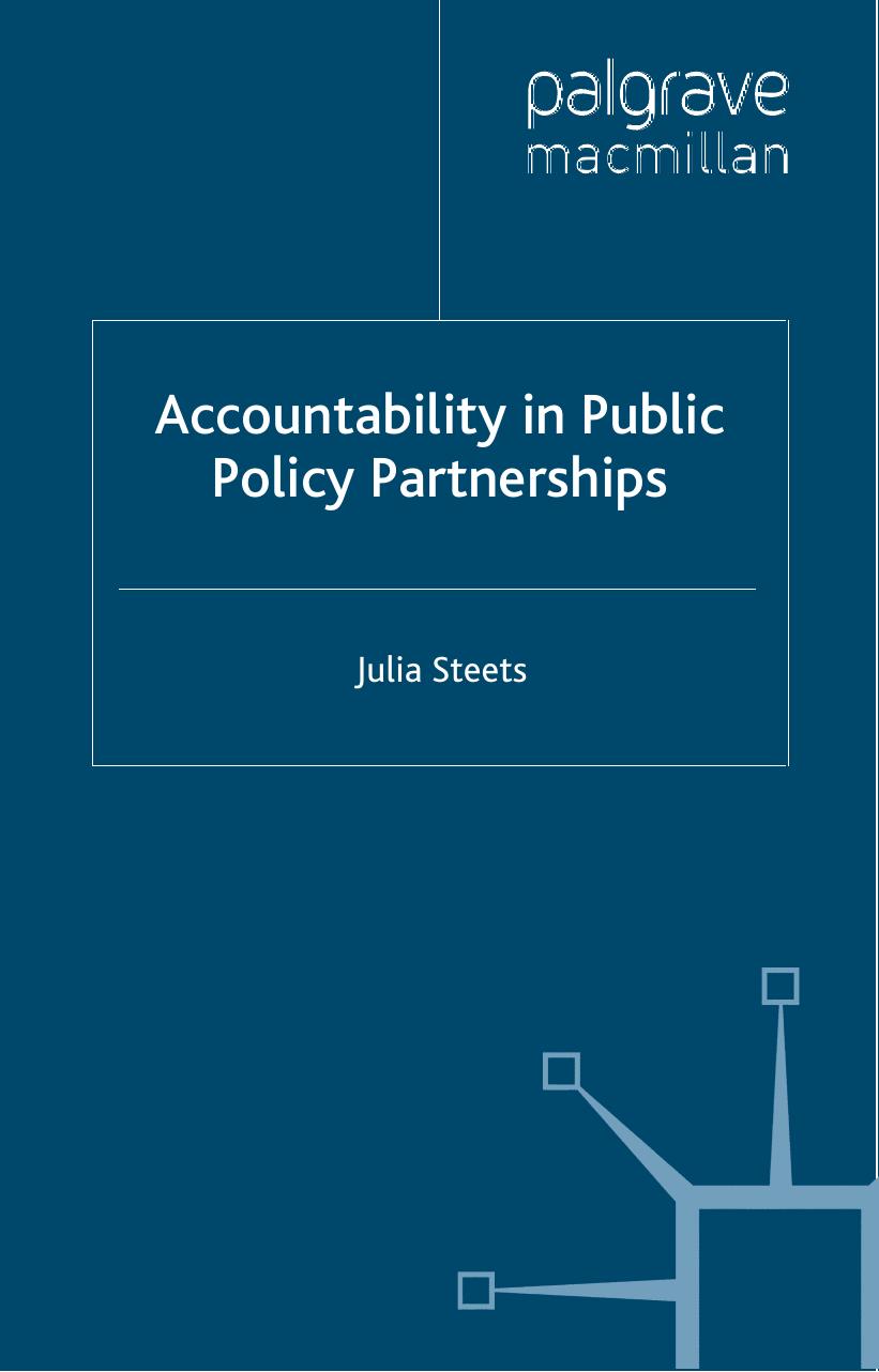 Accountability in Public Policy Partnerships