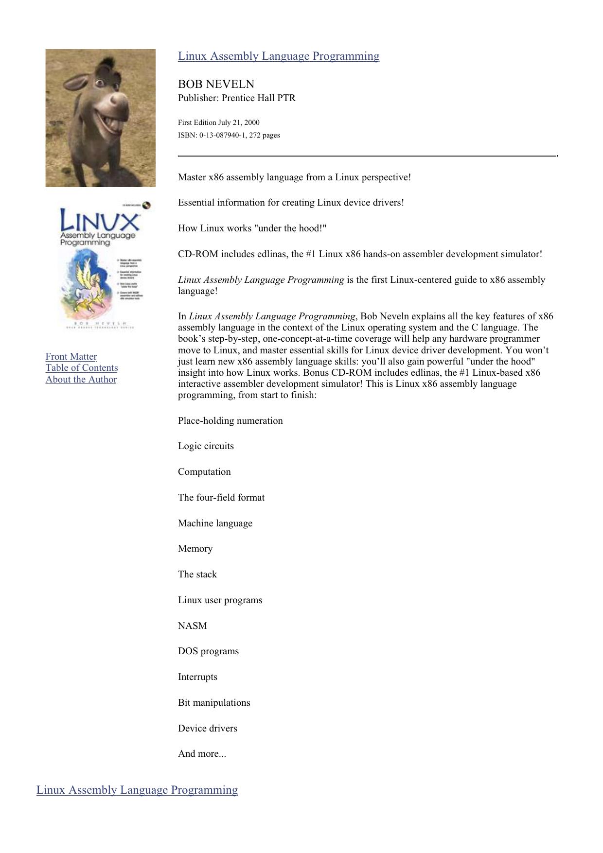 file://D:\sys\Linux Assembly.html