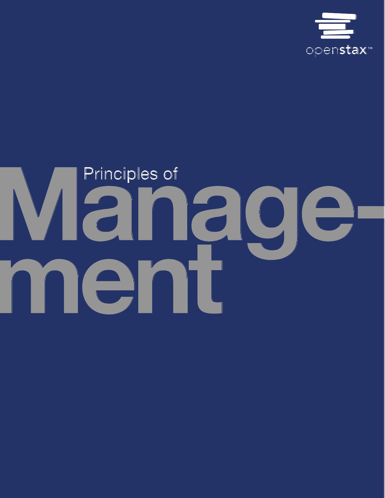 Principles of Management