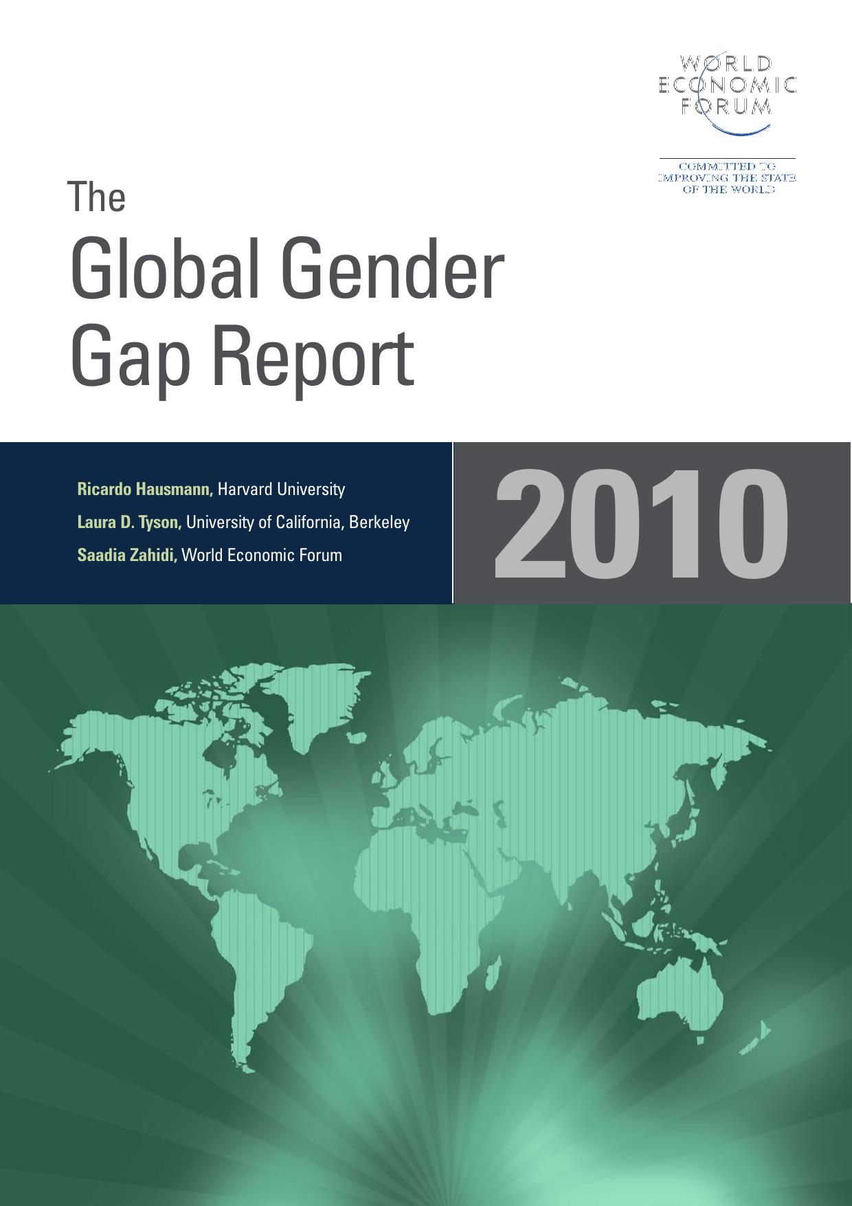 The Global Gender Gap Report 2010