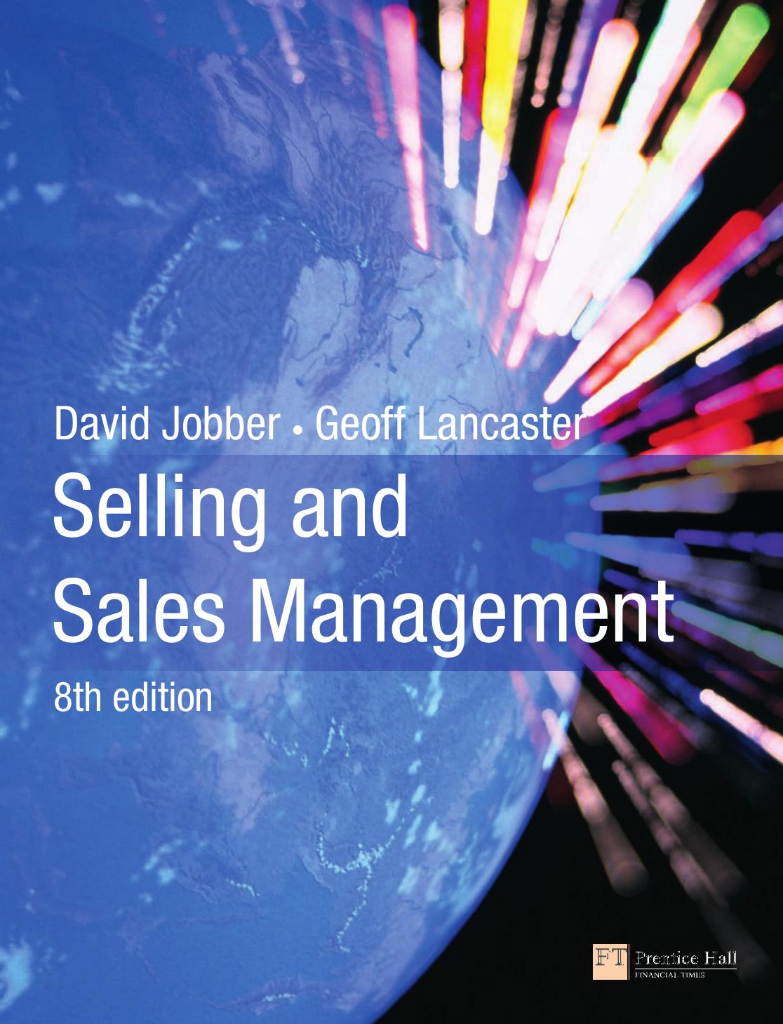 Selling and Sales Management