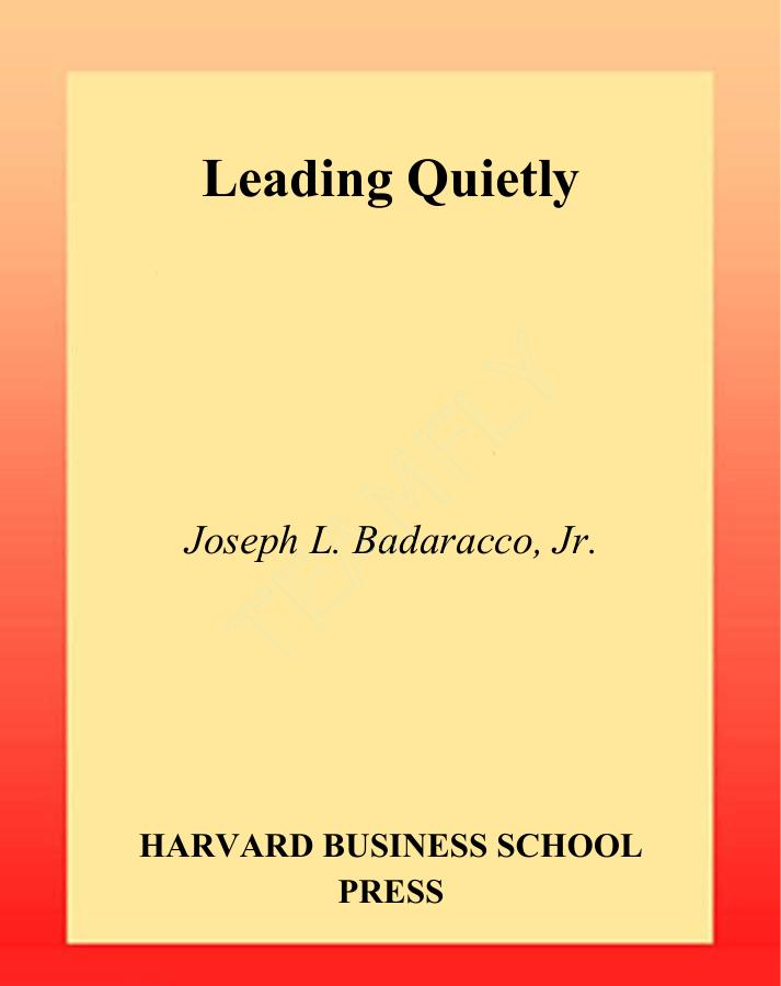 Leading Quietly