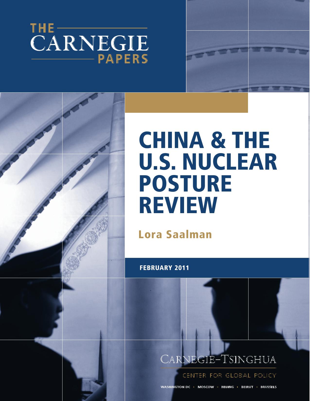 China and the U.S. Nuclear Posture Review