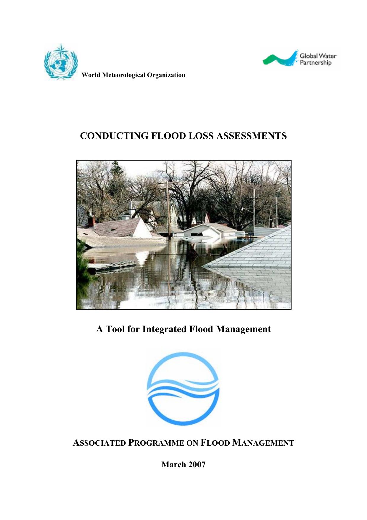 CONDUCTING FLOOD LOSS ASSESSMENTS