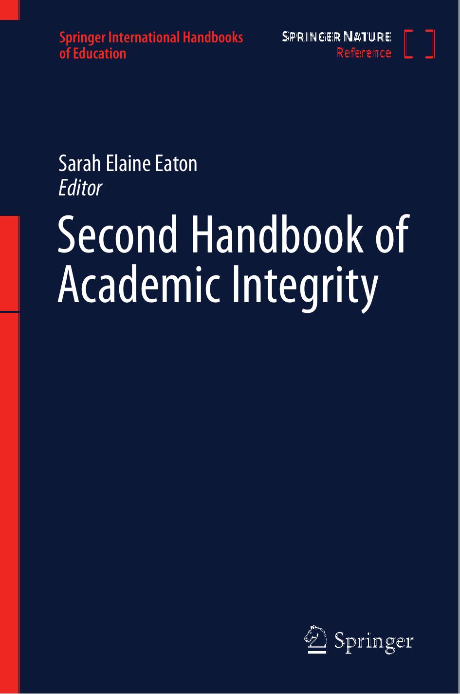 Second Handbook of Academic Integrity