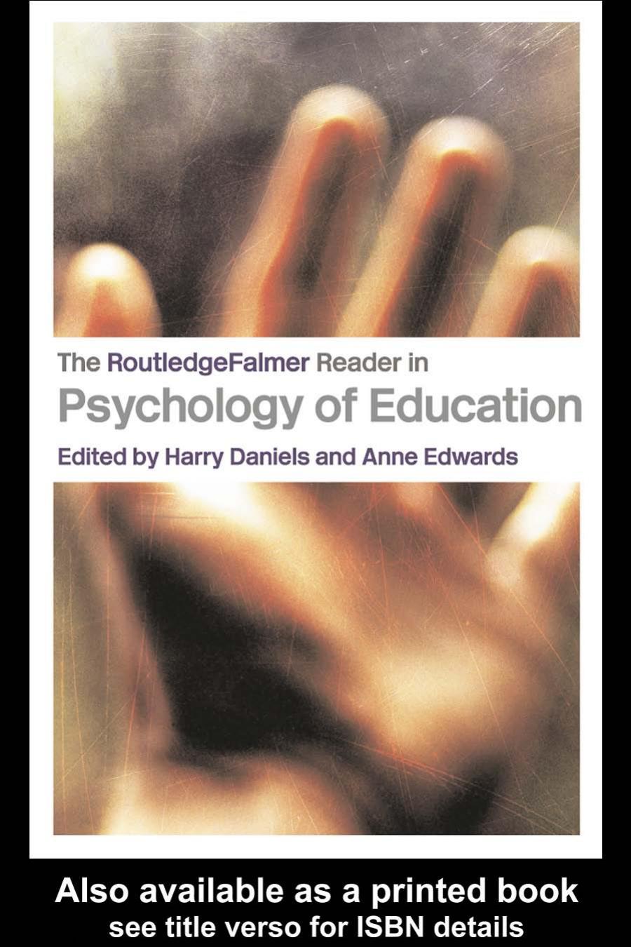 The RoutledgeFalmer Reader in Psychology of Education