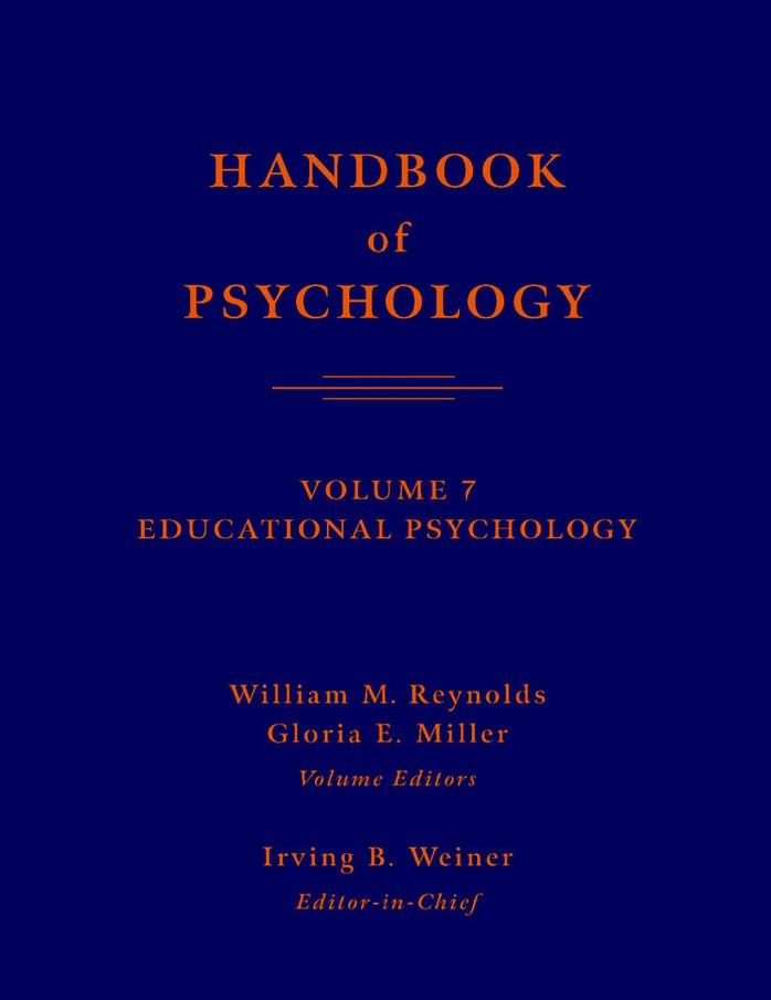 Handbook Of Psychology - Volume 7