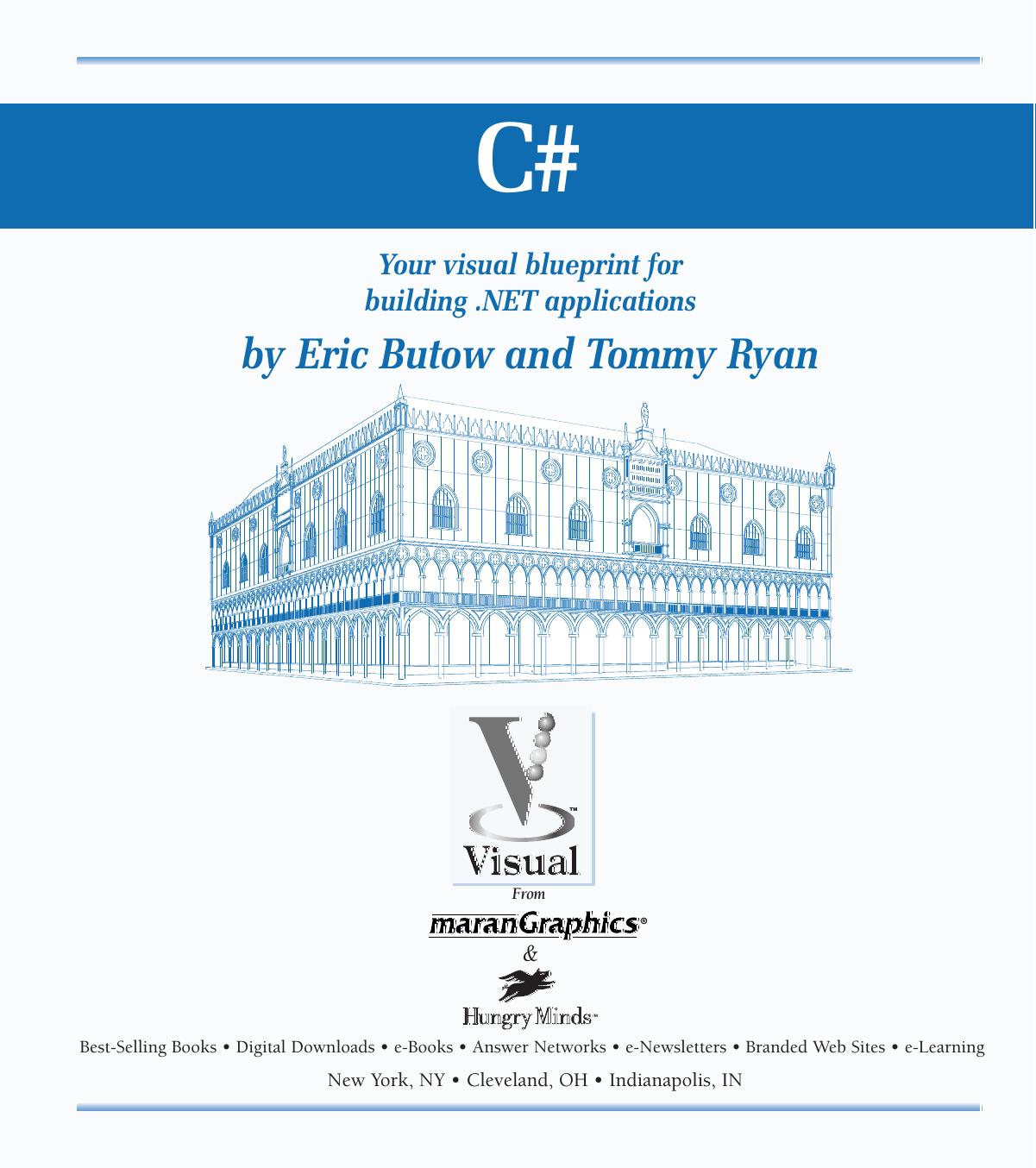 C# Your visual blueprint for building .NET applications
