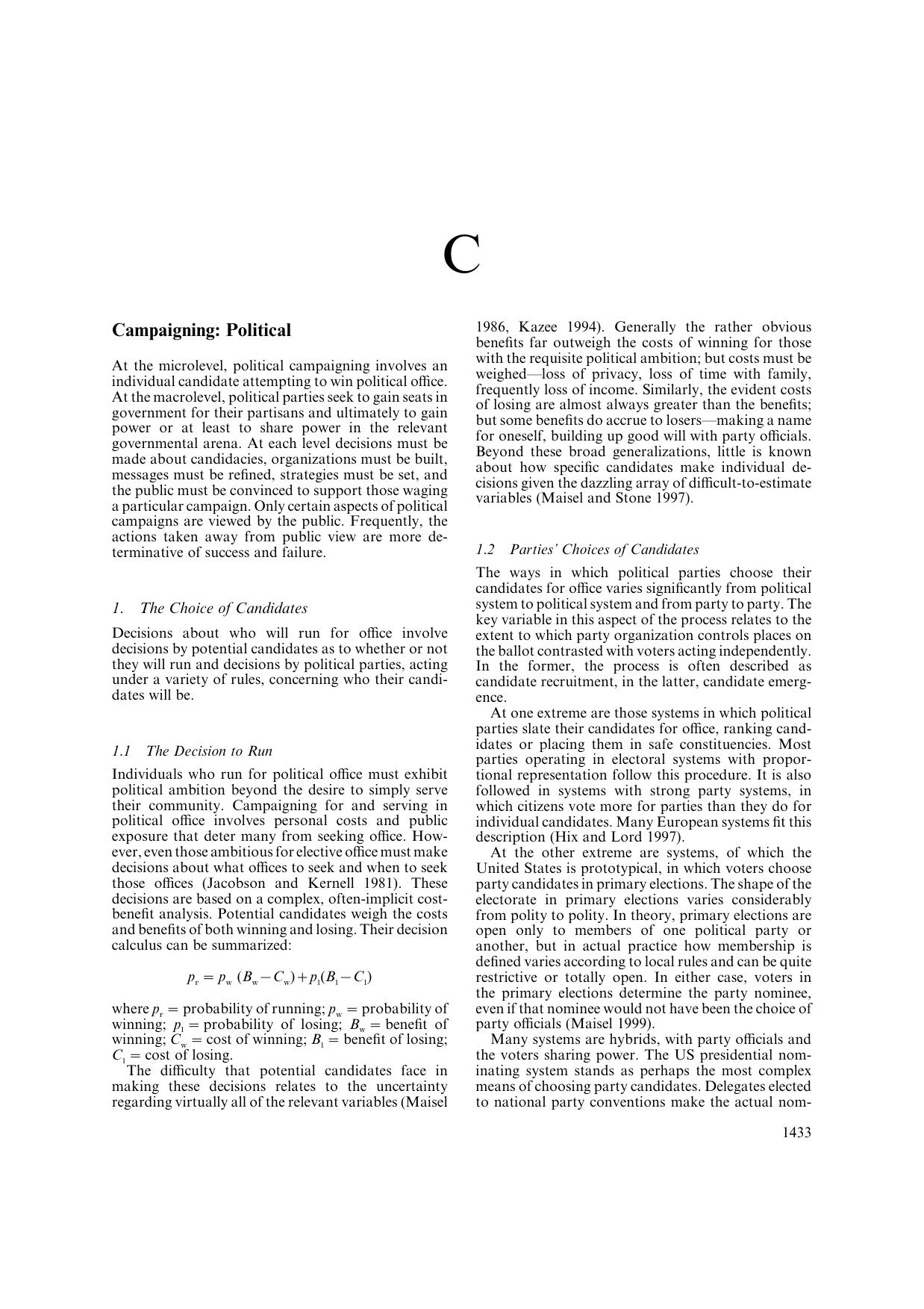 International Encyclopedia of the Social & Behavioral Sciences