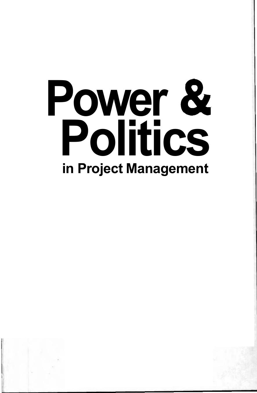 Power & Politics in Project Management