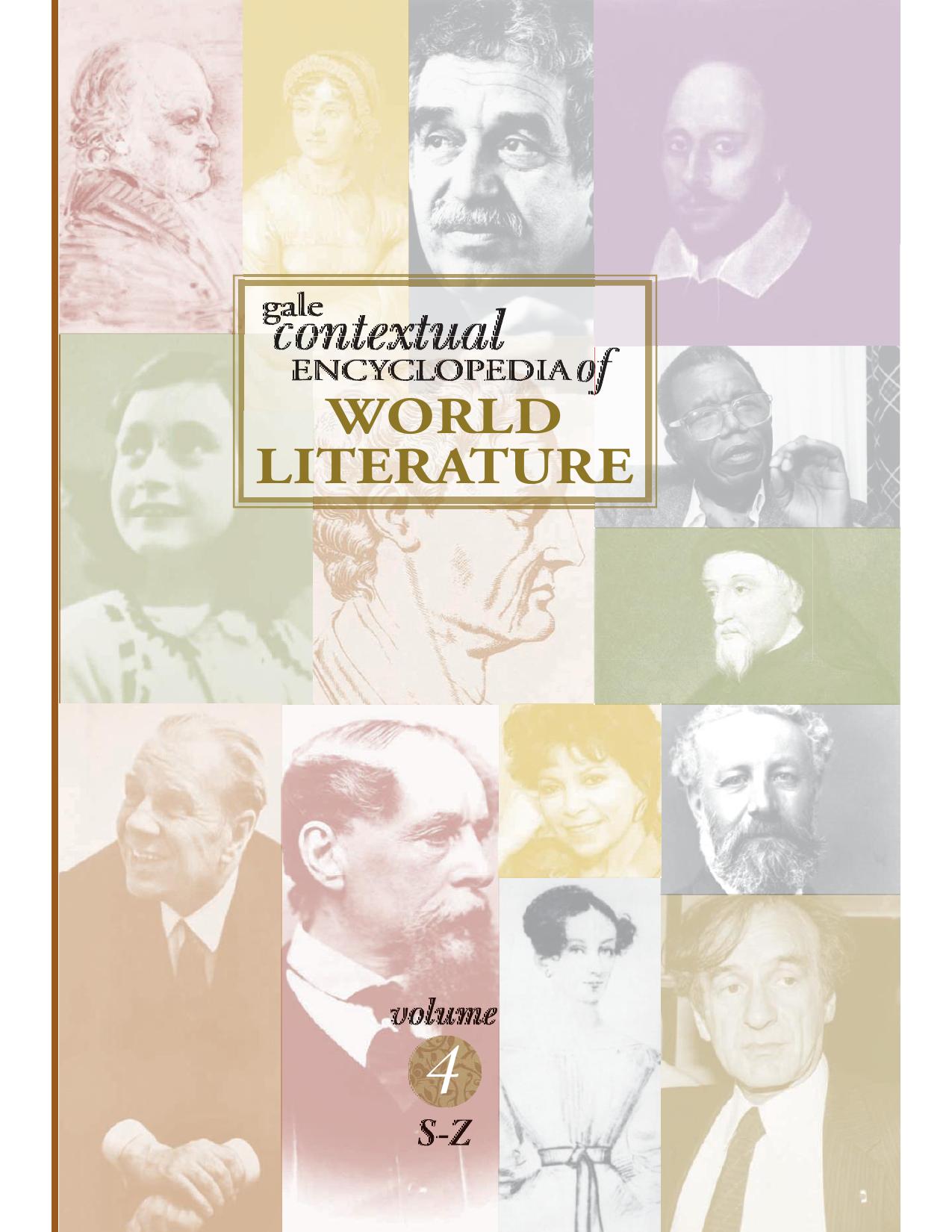 - Gale Contextual Encyclopedia of World Literature A-C. Vol. 1 (2009)