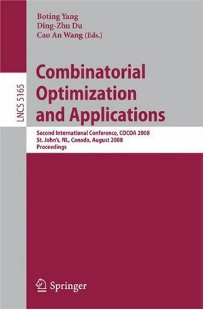 Combinatorial Optimization and application