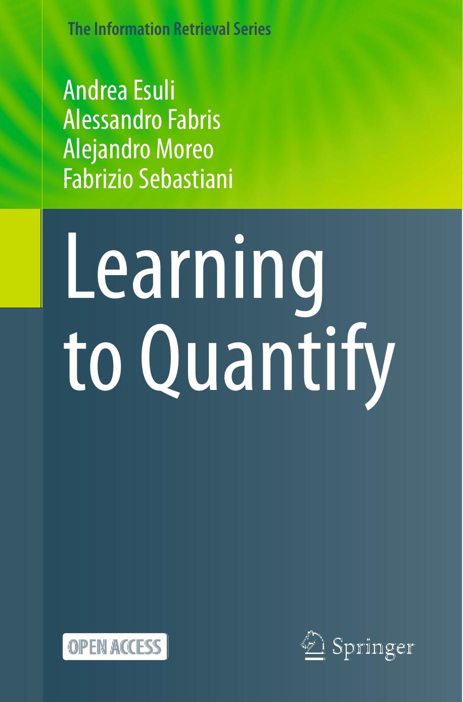 Learning to Quantify