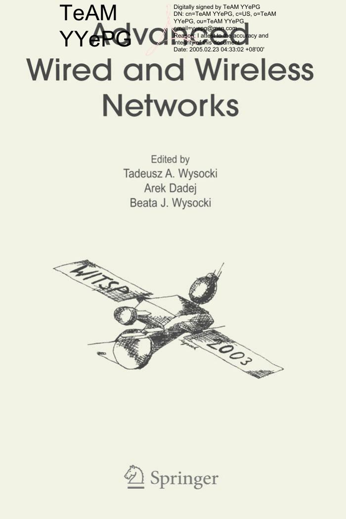 Advanced Wired and Wireless Networks