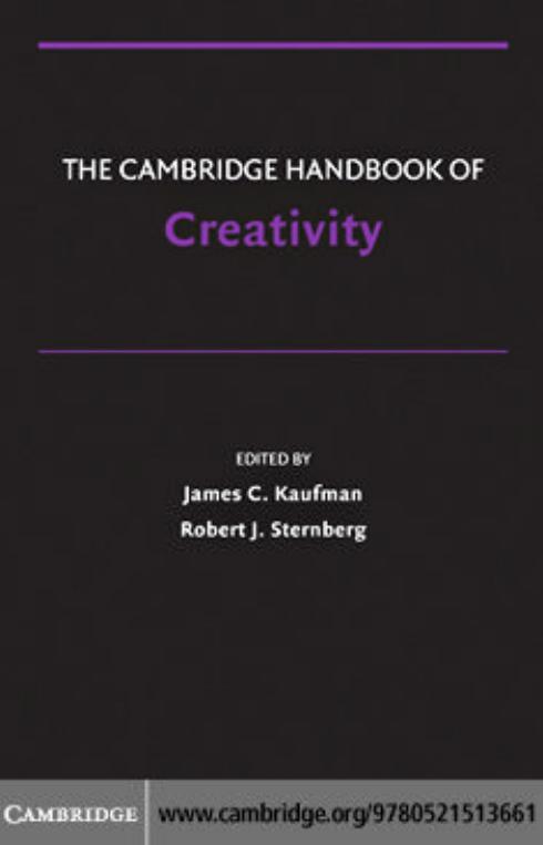 The Cambridge Handbook of Creativity