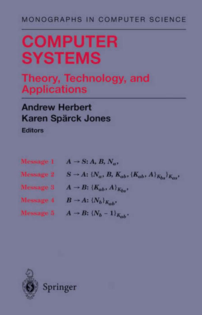 Computer Systems - Theory, Technology and Applications