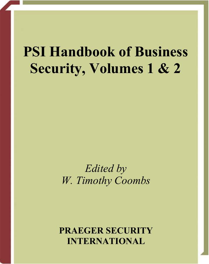 PSI Handbook of Business Security — Volumes 1 & 2