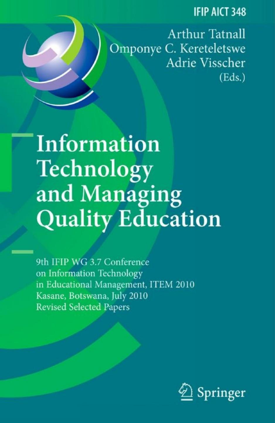 Information Technology and Managing Quality Education