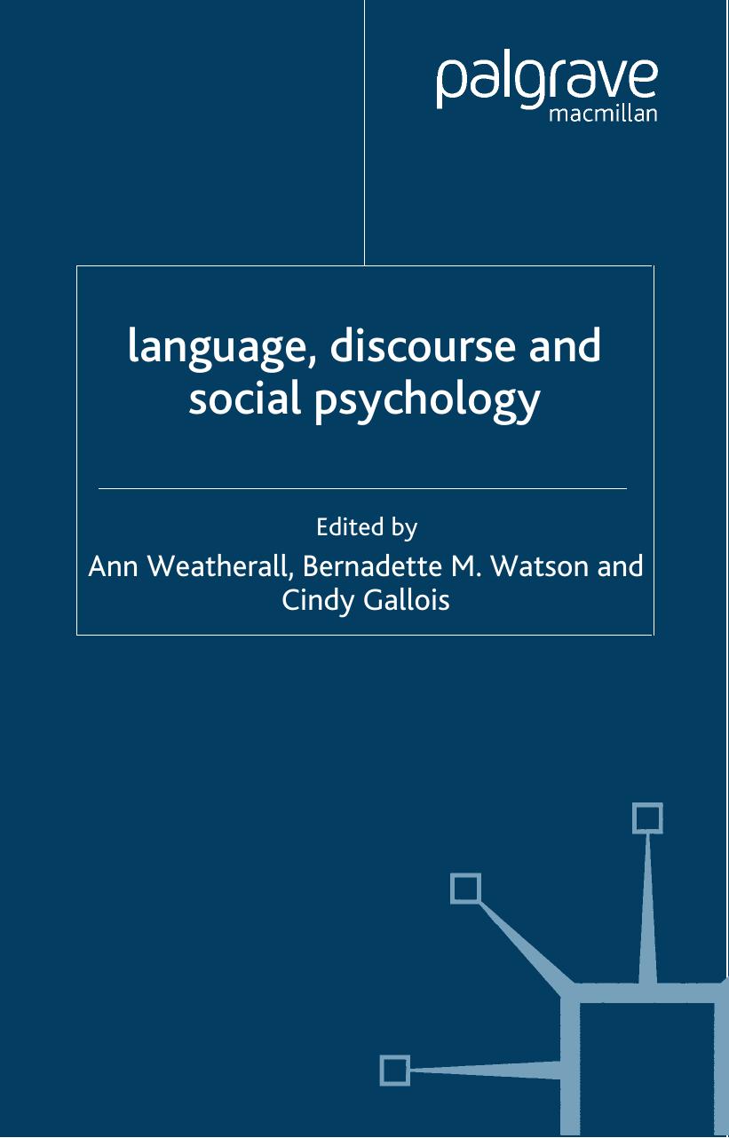 (Palgrave Advances) Ann Weatherall, Bernadette M. Watson, Cindy Gallois