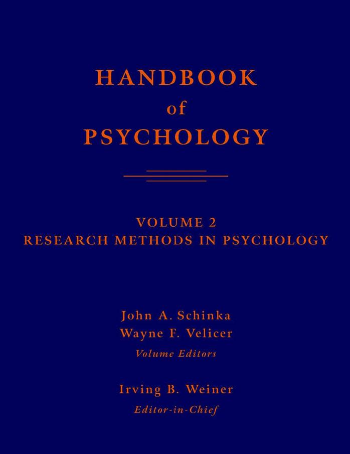 Handbook of Psychology Vol. 2