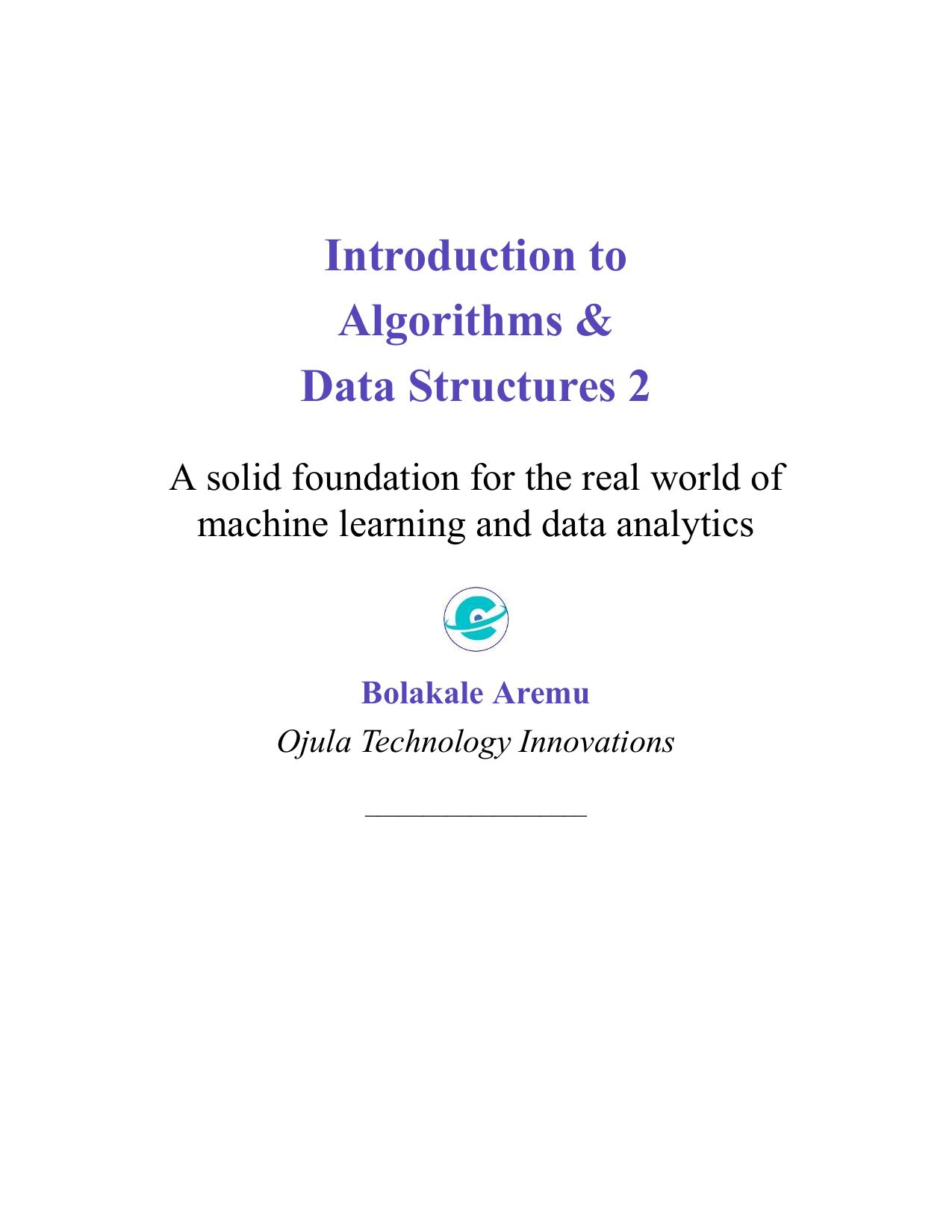 Introduction to Algorithm and Data Structure 2