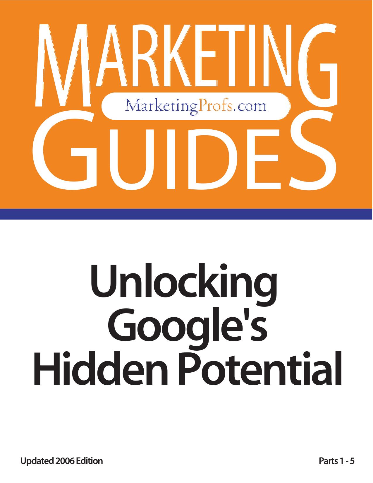 Unlocking Google's Hidden Potential - Marketing Guides