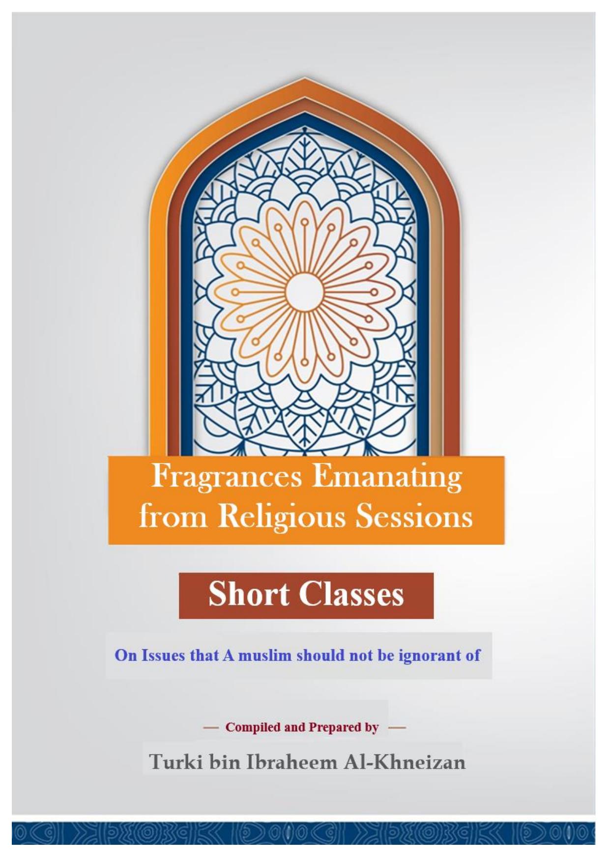 Fragrances Emanating from Religious Sessions