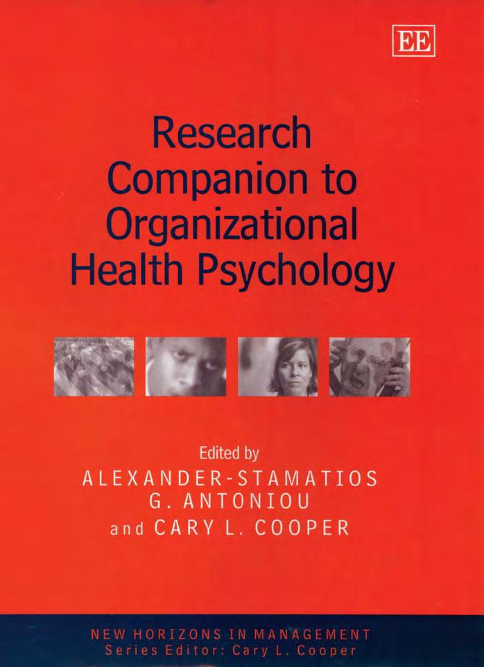 Alexander-Stamatios G. Antoniou, Cary L. Cooper