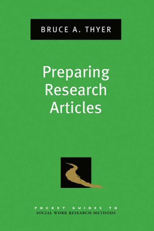 Preparing Research Articles