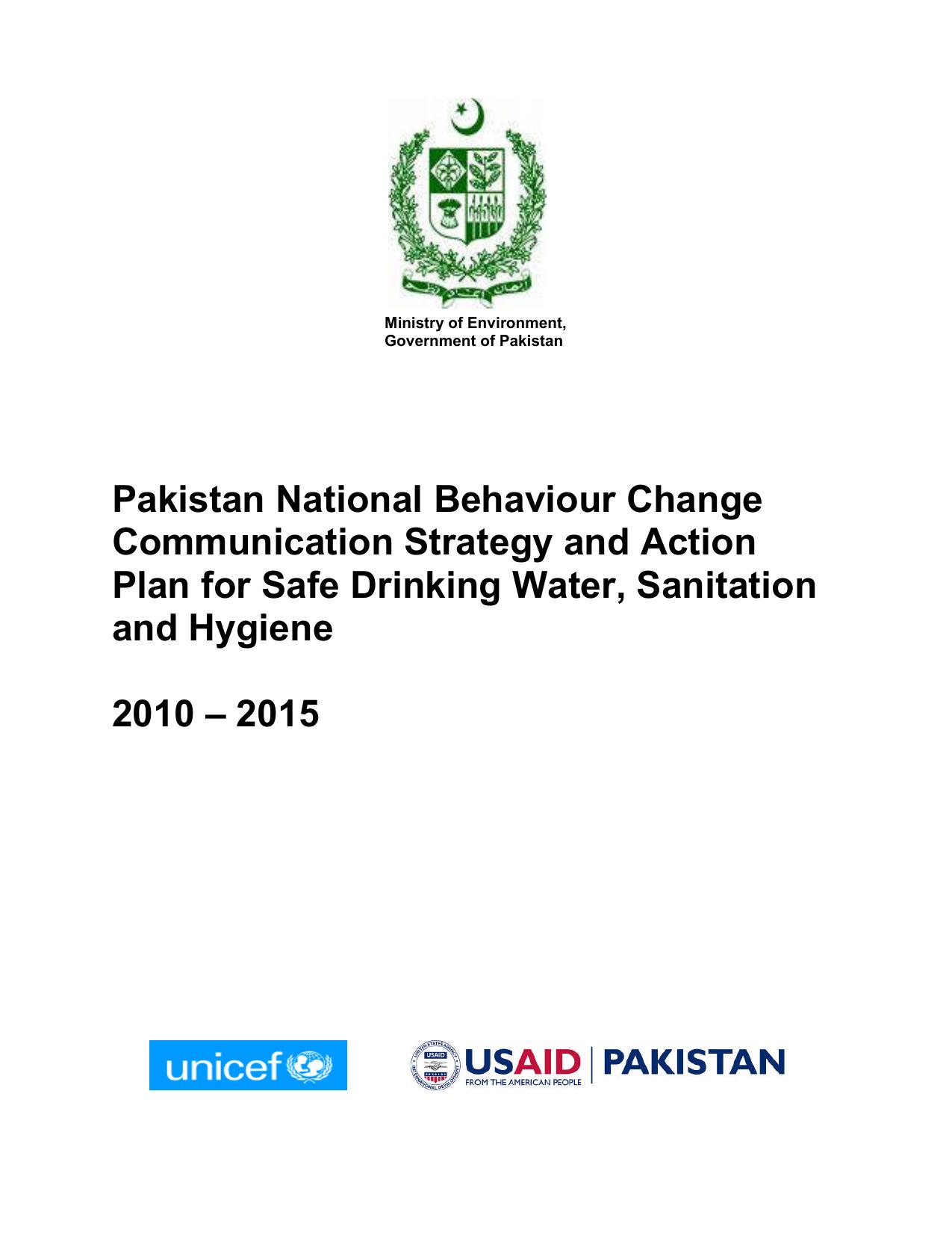 Microsoft Word - Pakistan_National BCC Strategy for Water Sanitatio