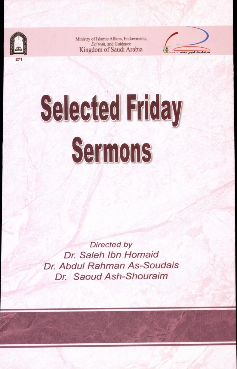 Selected friday sermons