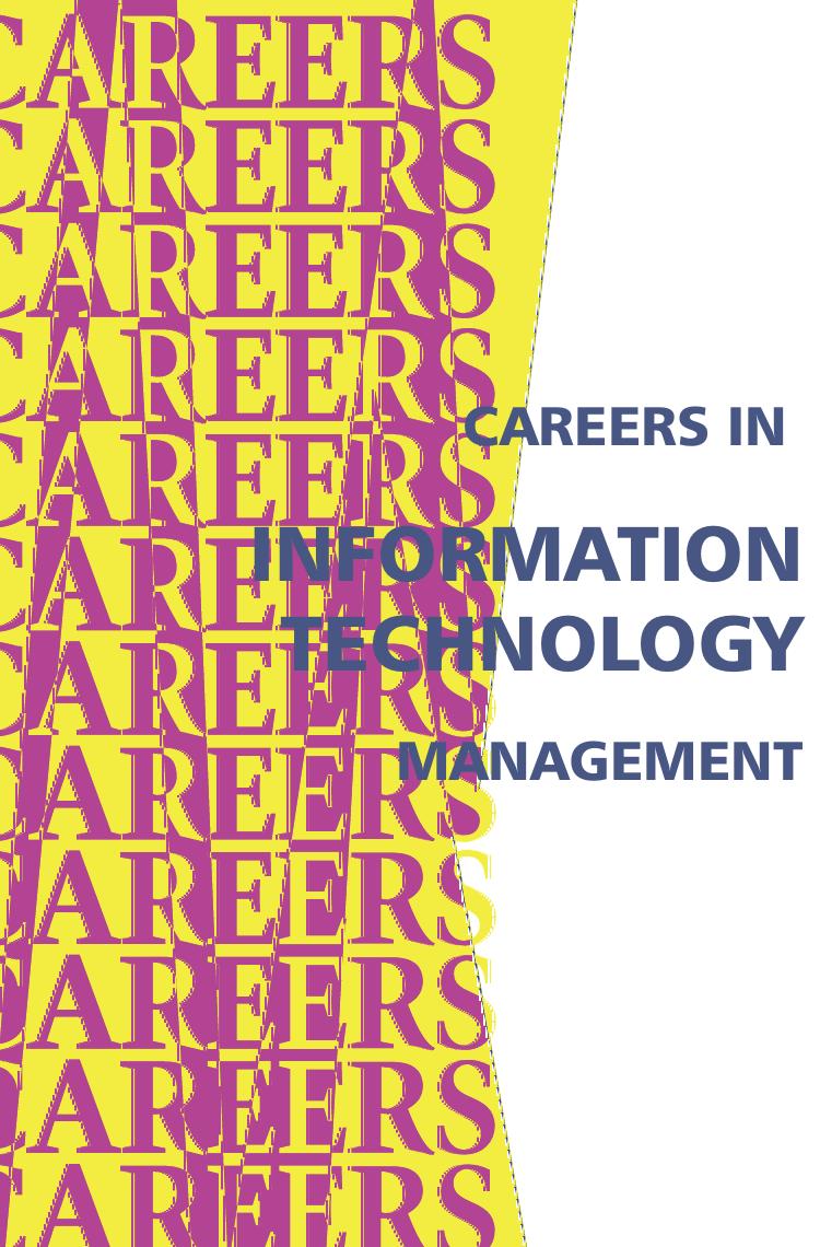 Careers in Information Technology Management