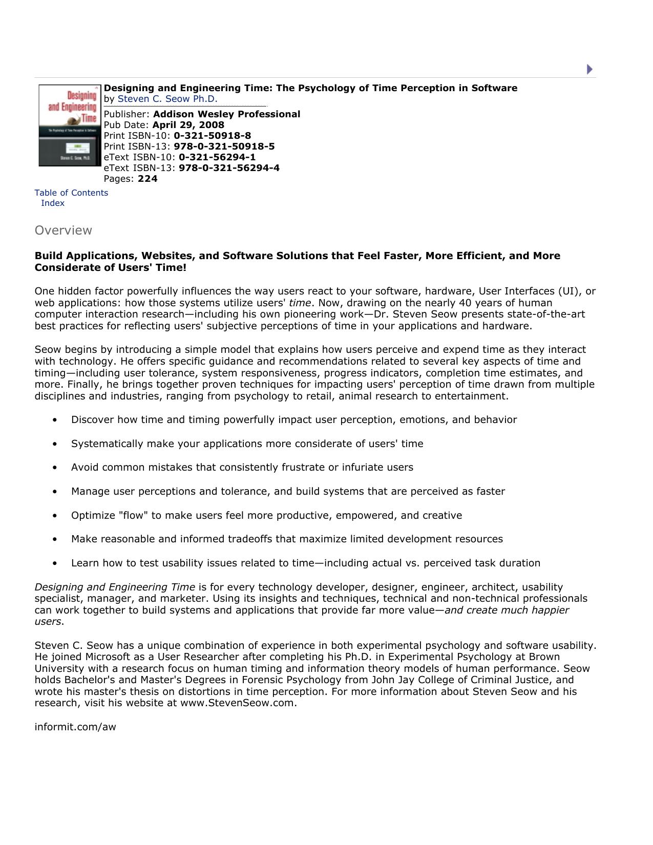 Designing and Engineering Time