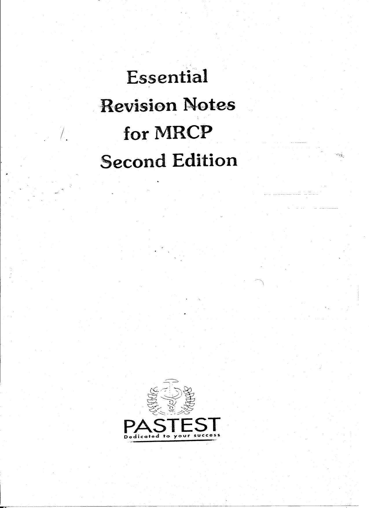Essential Revision Notes for MRCP