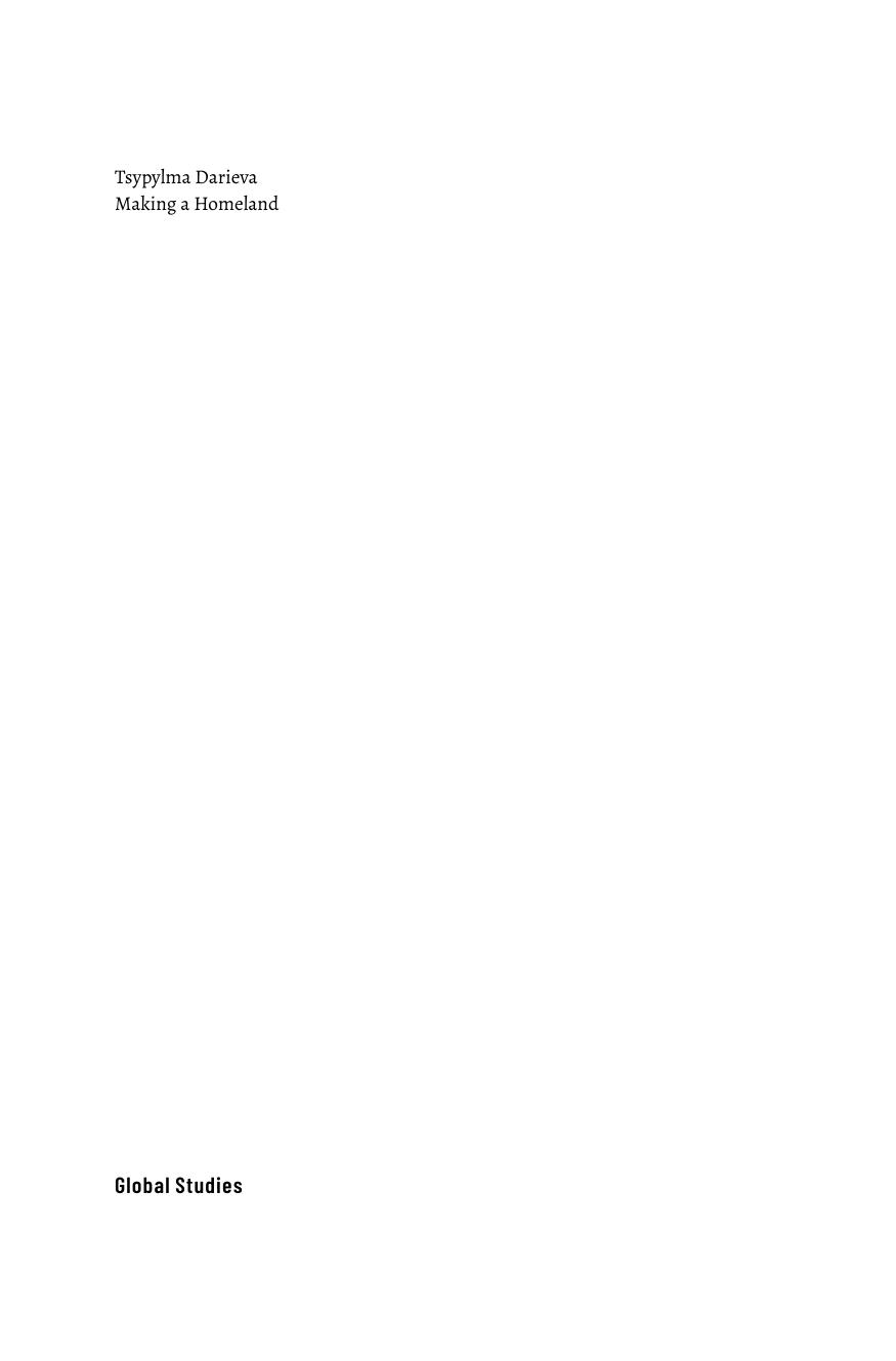 Making a Homeland Roots and Routes of Transnational Armenian Engagement