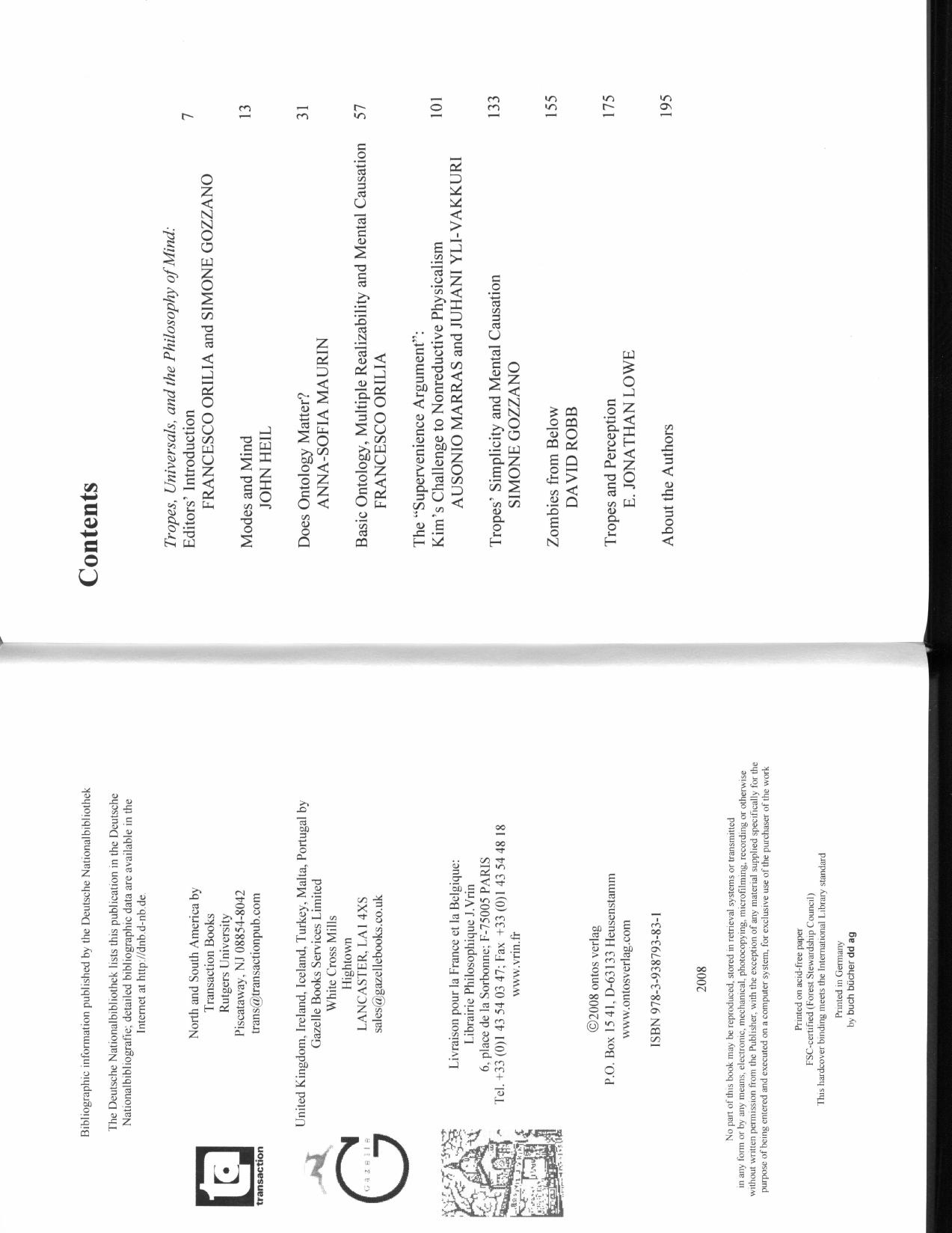 Simone Gozzano, Francesco Orilia